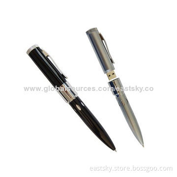 Pen Shape Flash Drive, Logos Imprint and Advertisement Data Pre-loading WelcomedNew